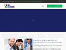 Tablet Screenshot of ohsacademy.co.za